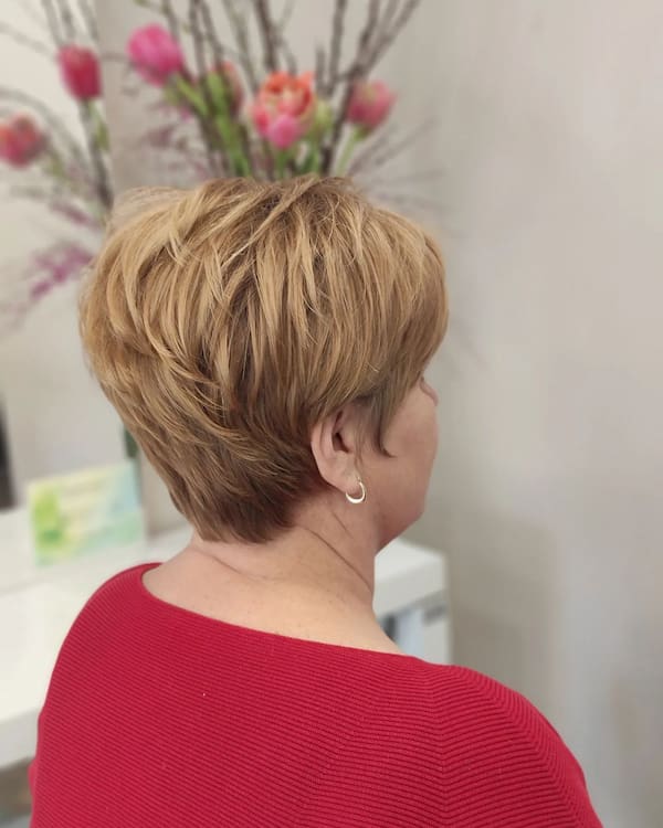 Thick Undercut Pixie Haircut