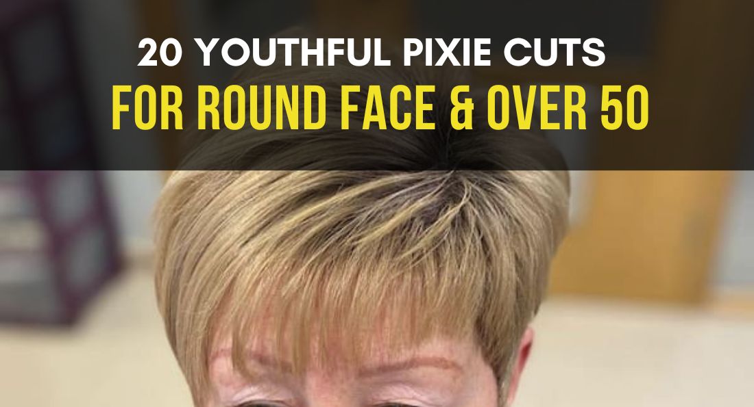 pixie cut fine hair round face
