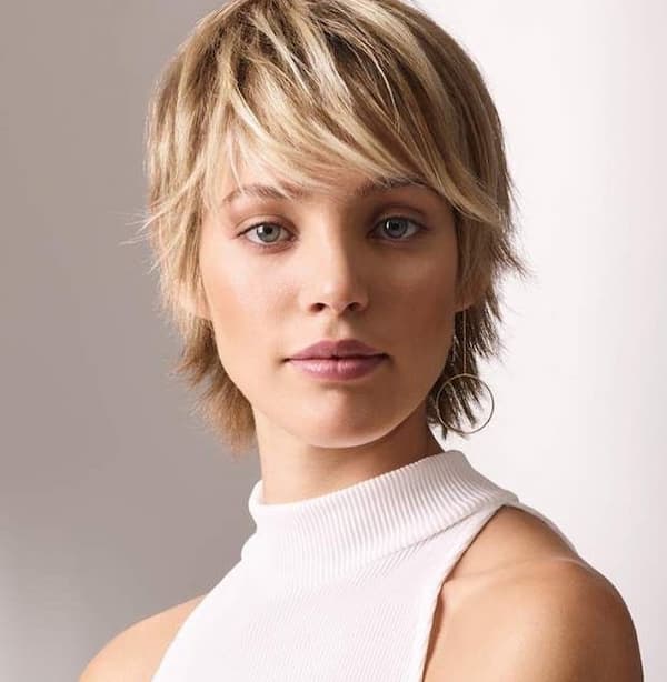 Pixie Bob Haircut with Fringe