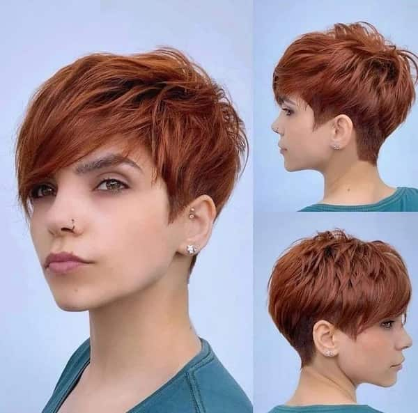 Short Spikey Pixie Cut