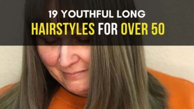 Youthful Long Hairstyles for Women Over 50