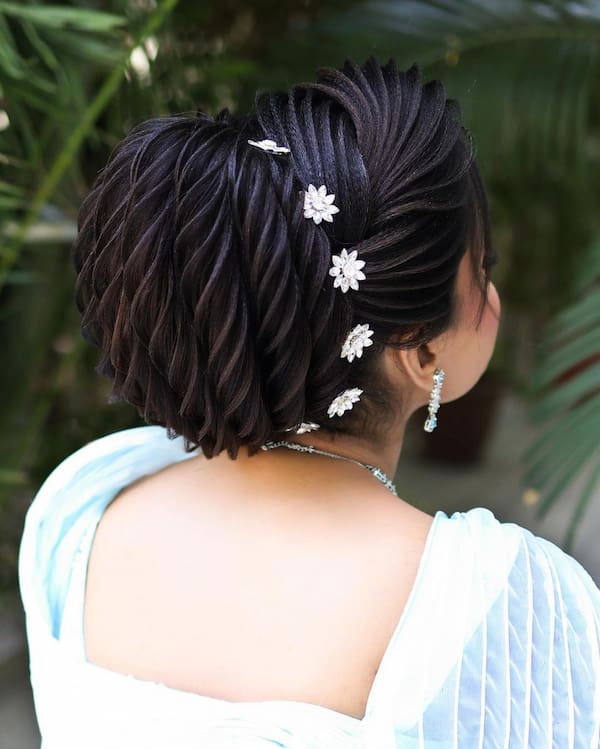 Advanced Twisted Hair Bun with Pins