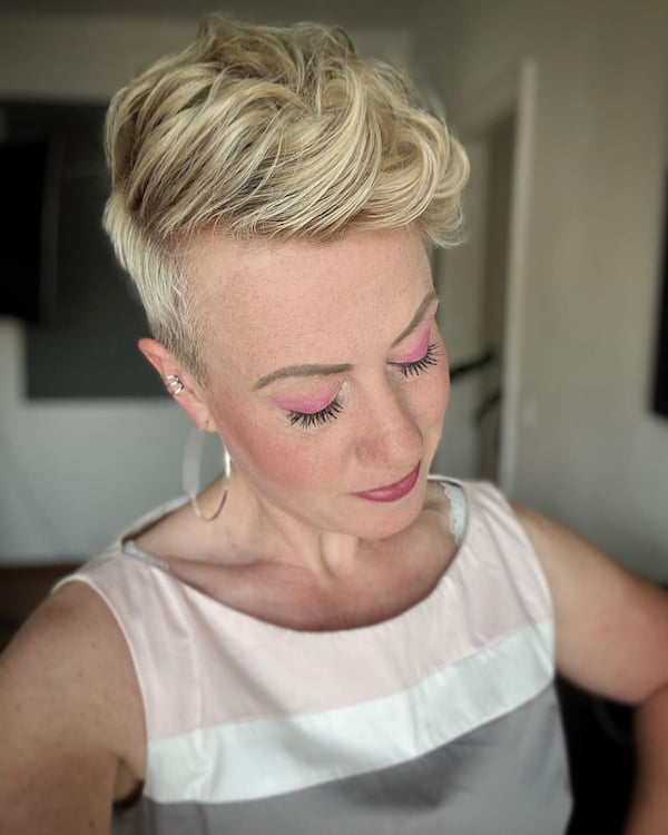 Beachy Inspired Pixie Cut