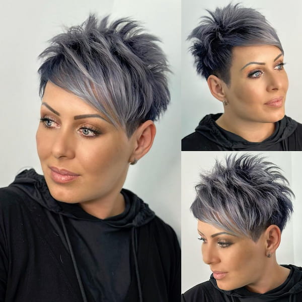 Cool Mohawk Pixie Cut