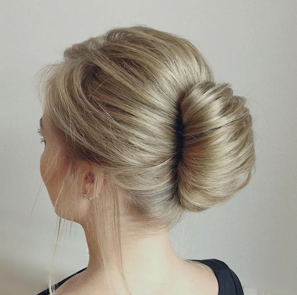 Formal Updo Bun for Long Hair