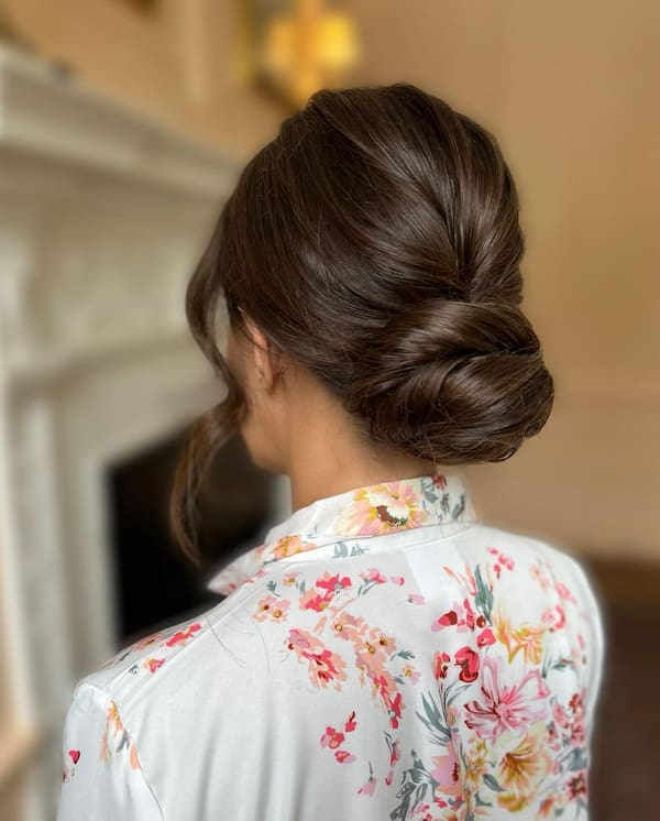 Knotted Low Bun