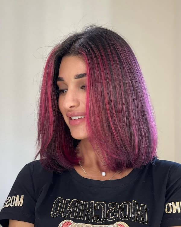 Light Purple Long Bob