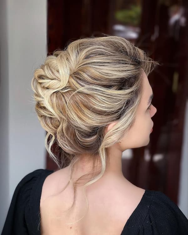 Messy Mohawk-Like Updo