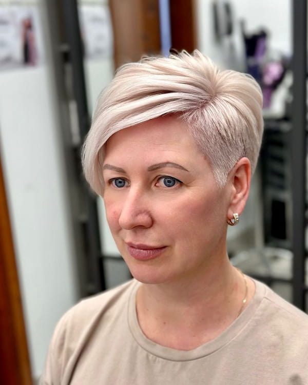 Short Pixie Haircut for Women Over 50