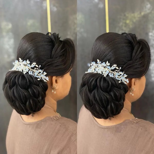 Statement Side Bun for Long Hair