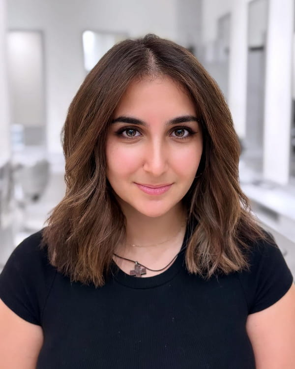 Textured Balayage Shag Haircut