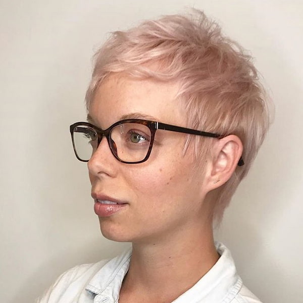 Very Short Curly Pixie Haircut