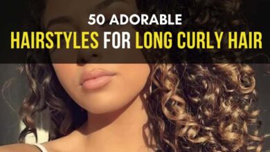 adorable hairstyles for long curly hair