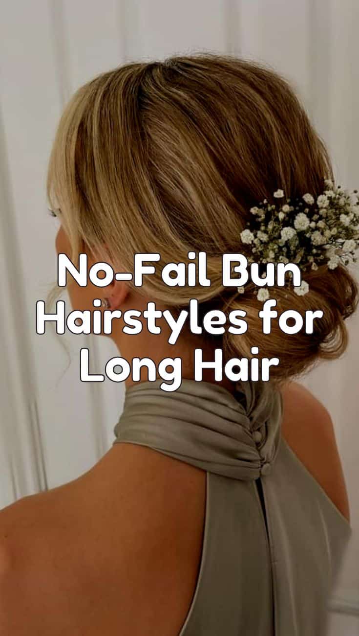 bun hairstyles for long hair