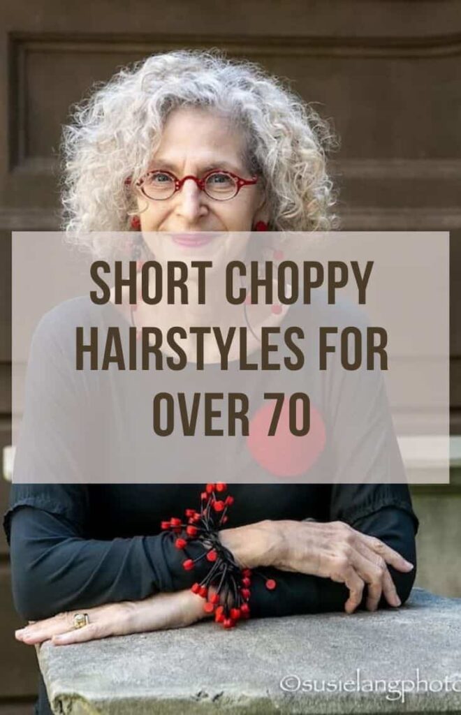 30 Pretty Short Choppy Hairstyles for Over 70