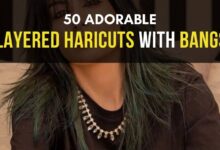50 adorable layered haircuts with bangs