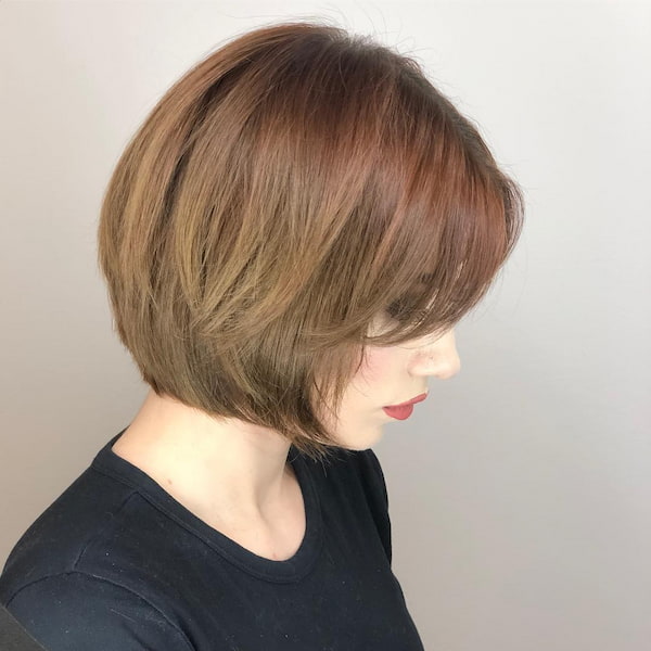 Chic Soft Layered Bob Haircut