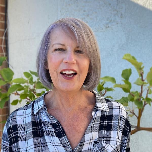 Cute Gray Bob with Bangs