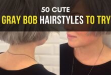 50 cute gray bob hairstyles to try