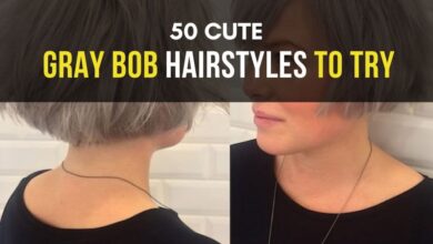 50 cute gray bob hairstyles to try