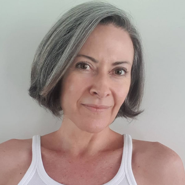 Modern Gray Bob for Women over 50