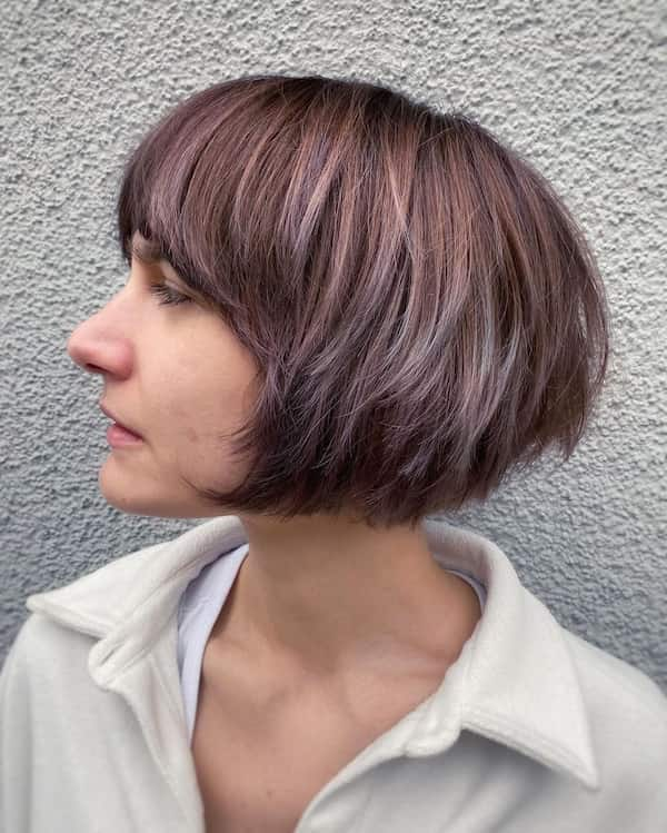 Short Layered Bob Haircut