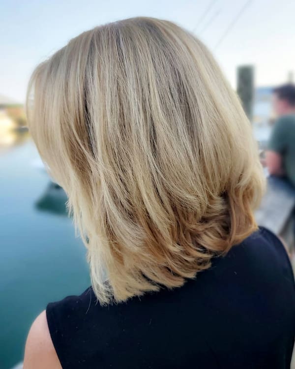 Straight Layered Bob