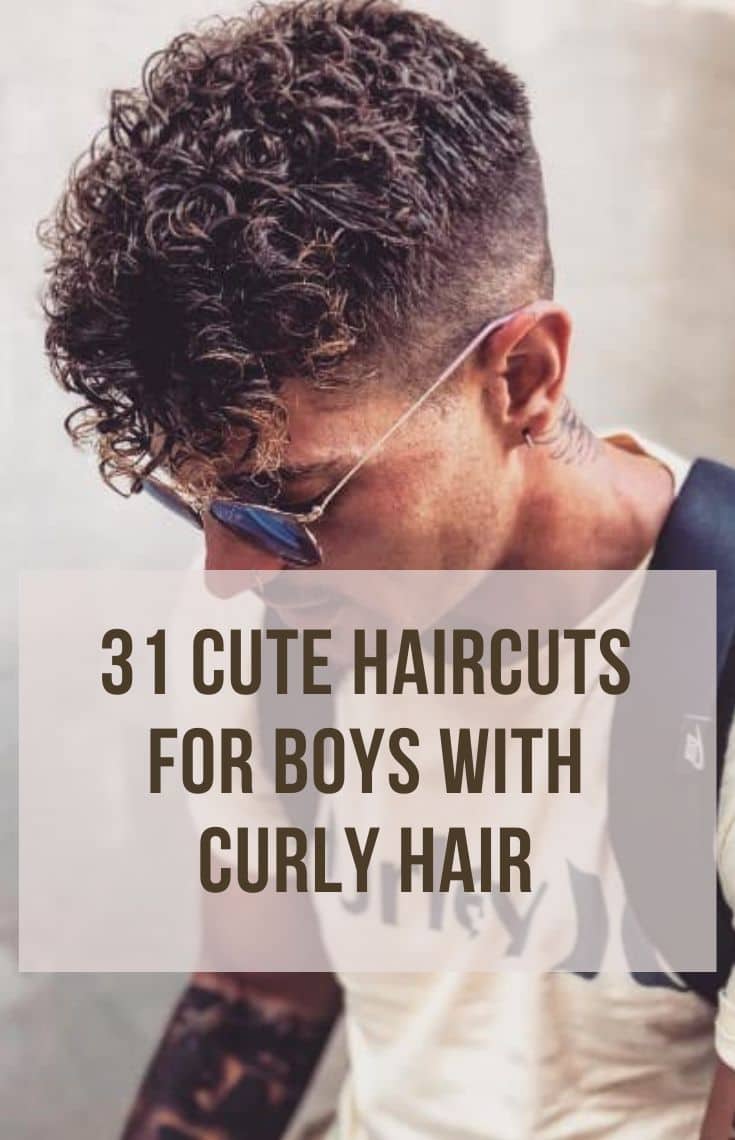 cute haircuts for boys with curly hair