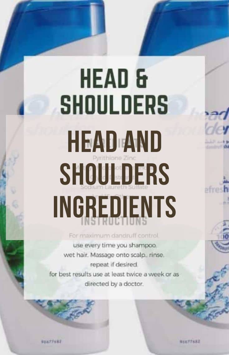 head and shoulders ingredients pin