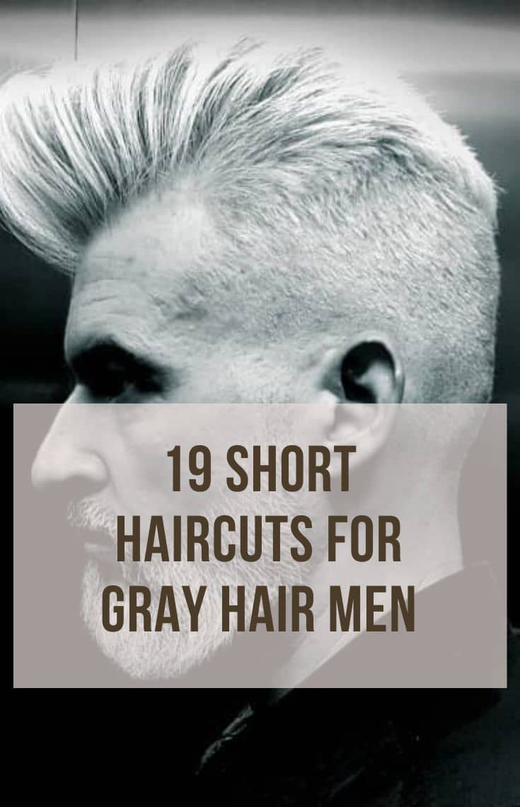 short haircuts for gray hair men
