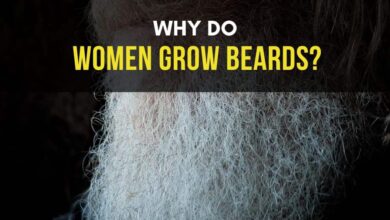 why do women grow beards