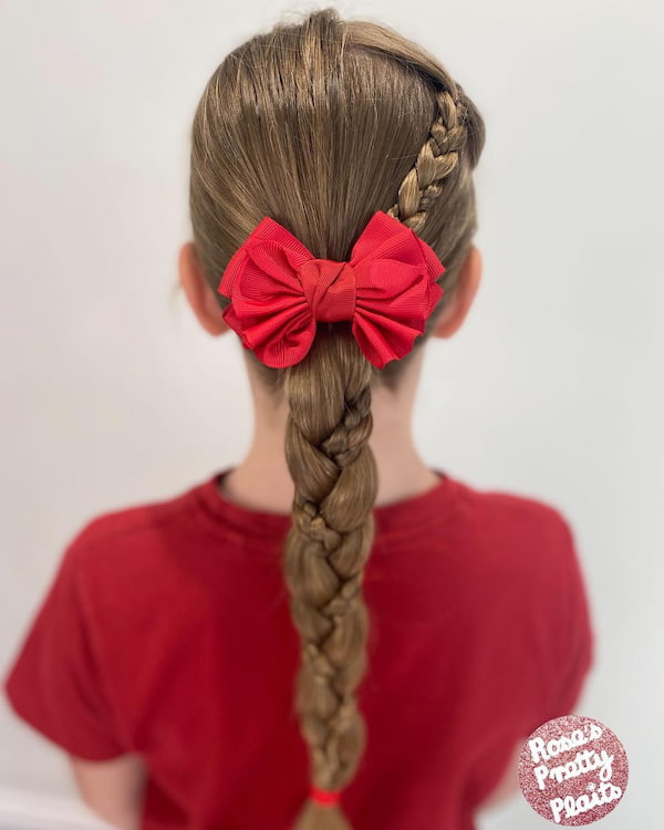 3 Strand Braided Ponytail