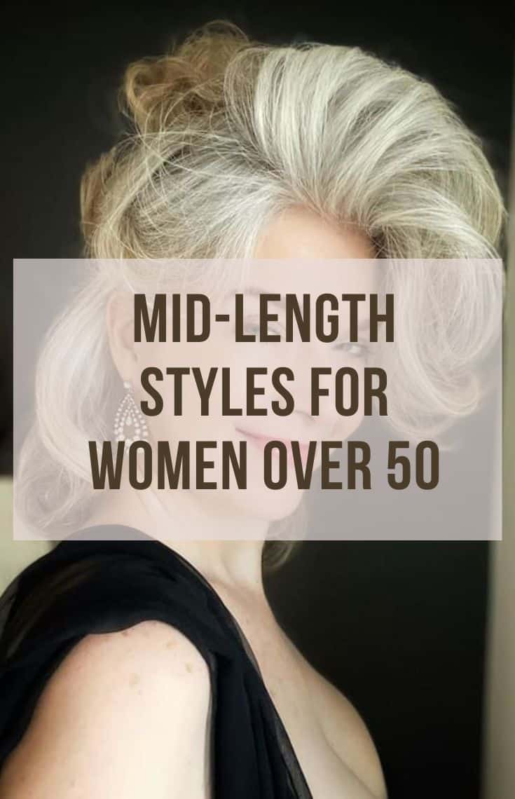 50 medium length hairstyles for women over 50