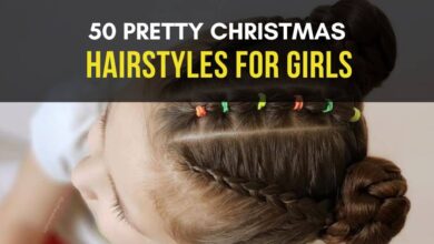 50 pretty christmas hairstyles for girls