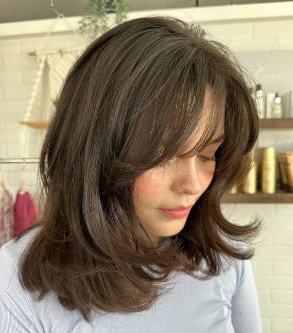Bouncy Layered Butterfly Shaggy Haircut