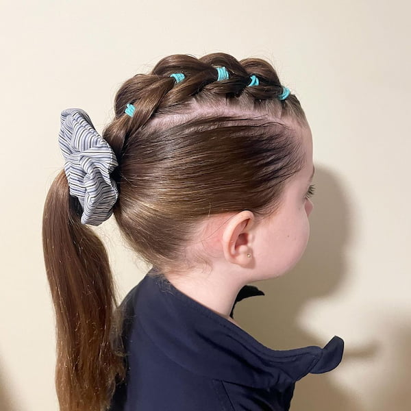 Bubble Braid and Scrunchie