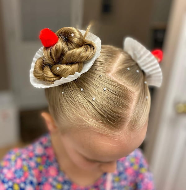 Cute Cupcake Hairstyle