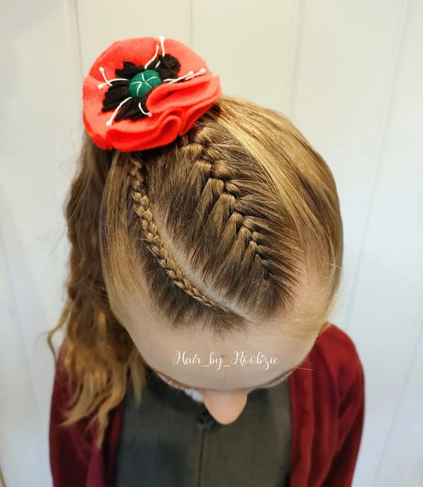 Cute French Braids for Kids