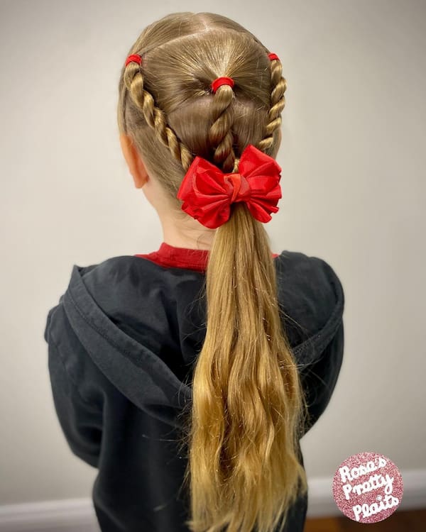 Easy Rope Twist Ponytail