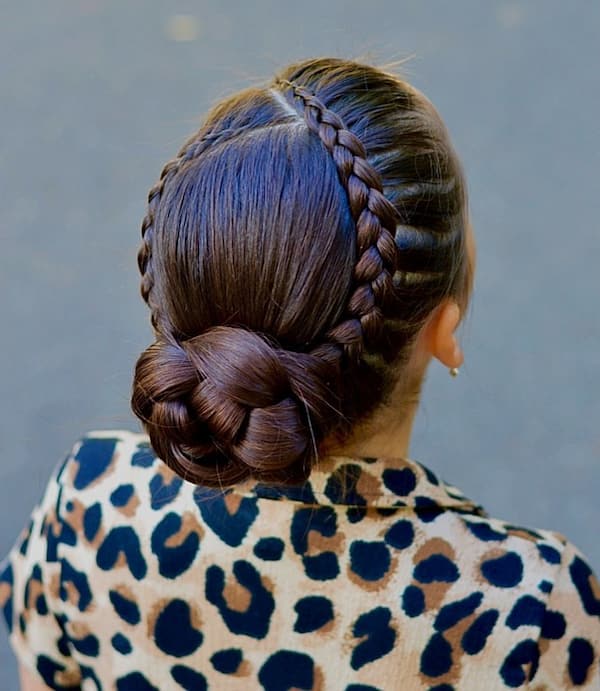 Lace Braids and Braided Bun