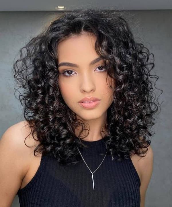 Mid-Length Tight Curly Hair