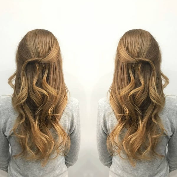 Party Bouncy Hair with Waves