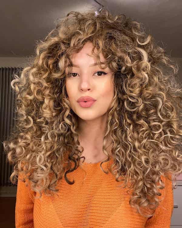 Sexy Bouncy Thick Curly Hair
