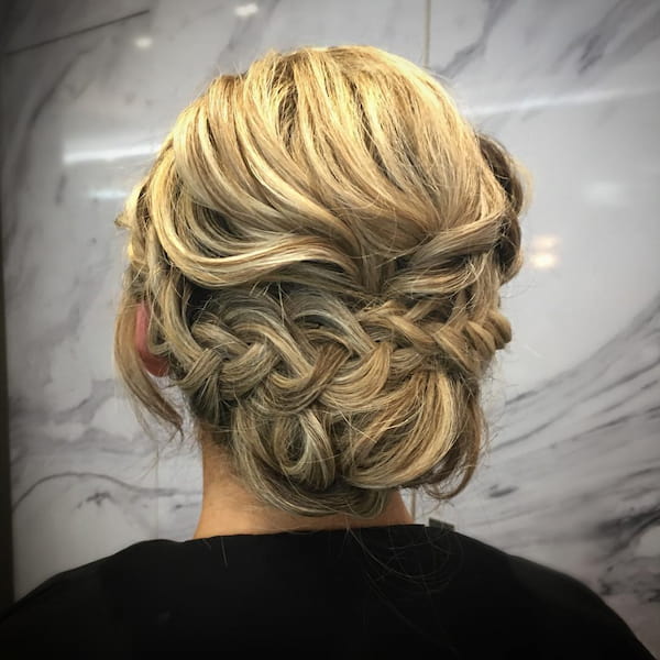 Simple Braided Updo