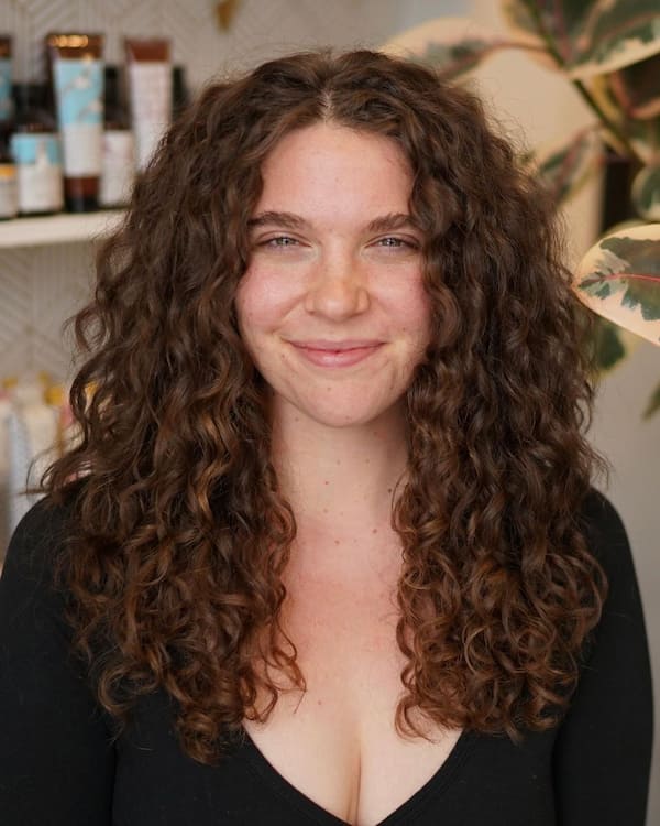 Simple Hair with Soft Curls