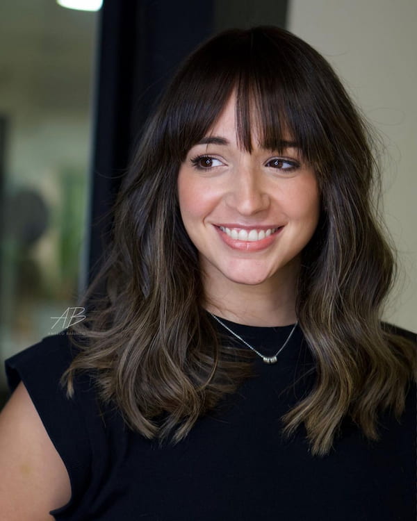 Spread Out Cute Haircut with Fringe