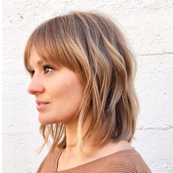 Textured Bob with Shag Layers