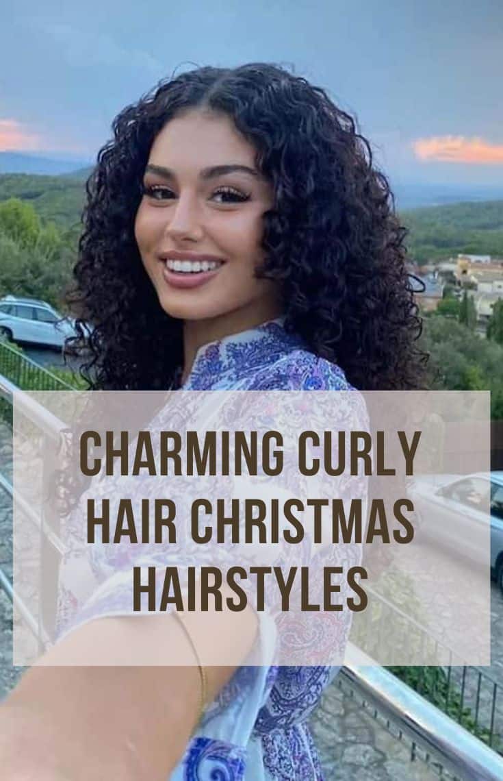 charming curly hair christmas hairstyles