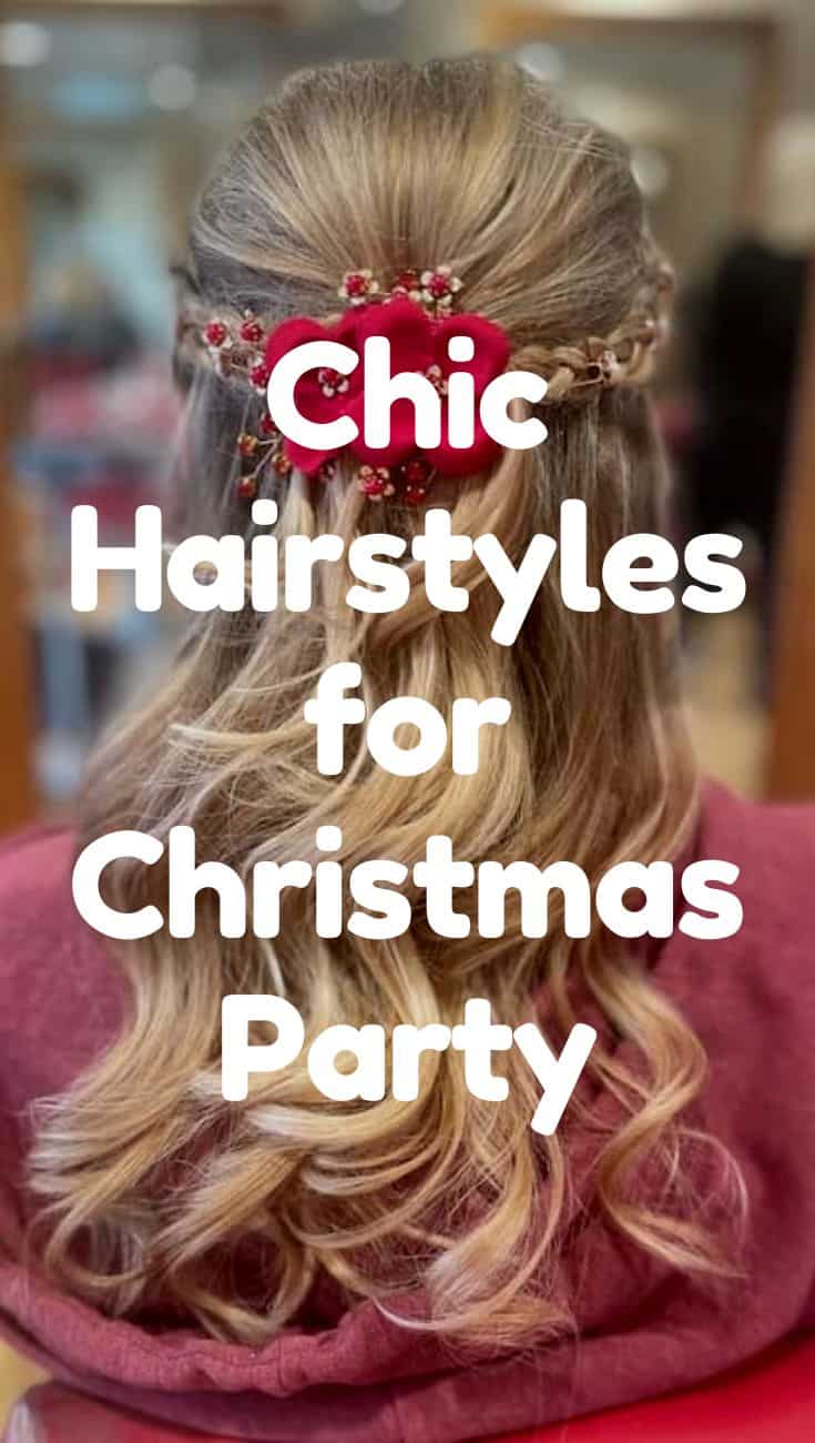 chic hairstyles for christmas party