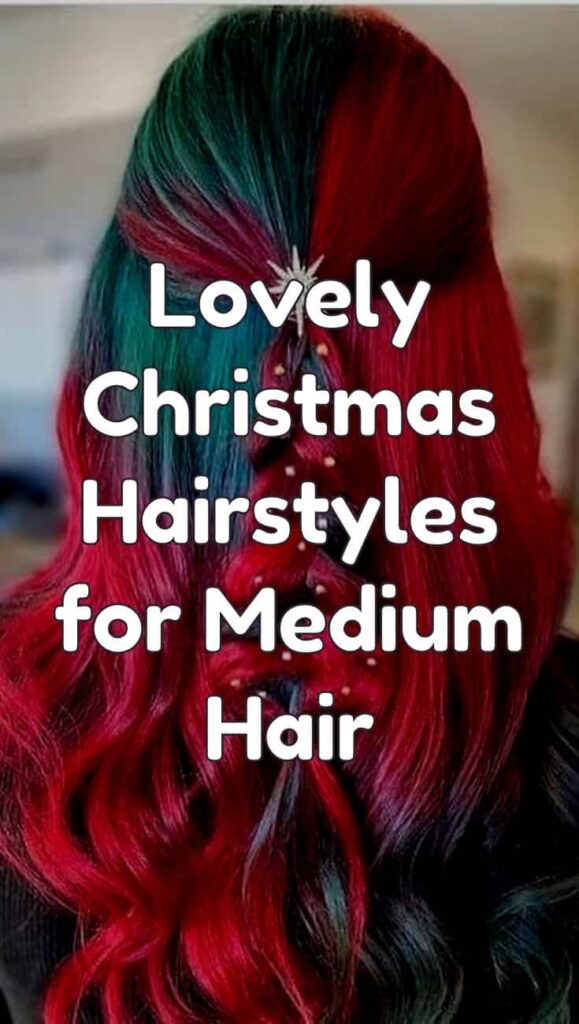 christmas hairstyles for medium hair